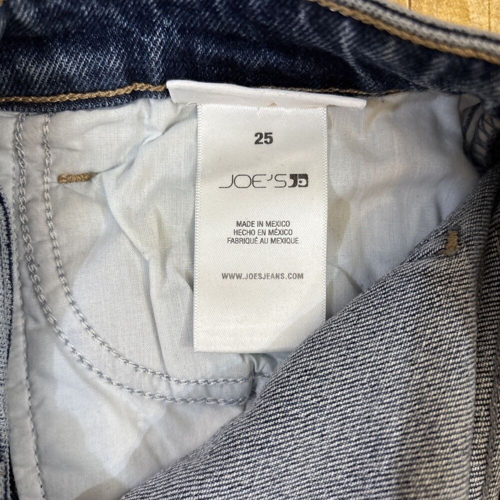 Joes Jeans the Lara Mid Rise Cigarette Ankle Raw Hem Womens Size 25 (26X27) NWT - Picture 14 of 15